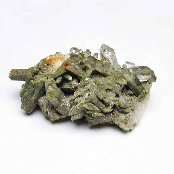 グリーンファントムクォーツ　クラスター アメリカ産 [T126-7692]