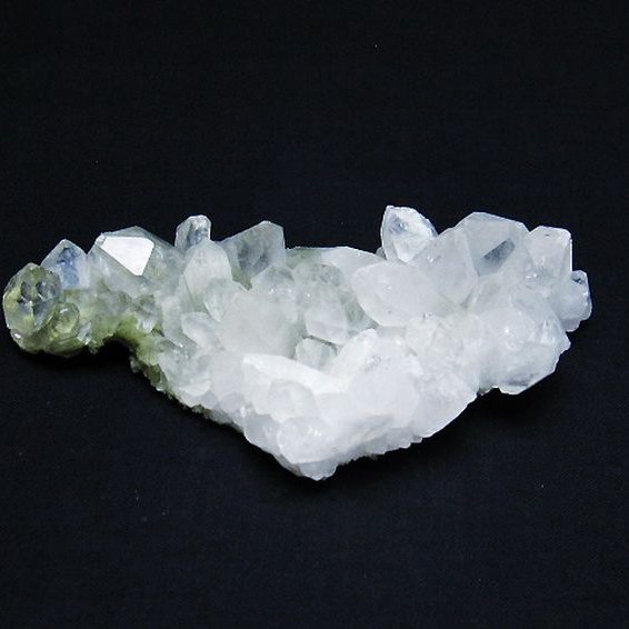 グリーンファントムクォーツ　クラスター アメリカ産 [t126-7795]