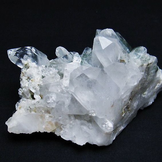 グリーンファントムクォーツ　クラスター アメリカ産 [T126-7887]