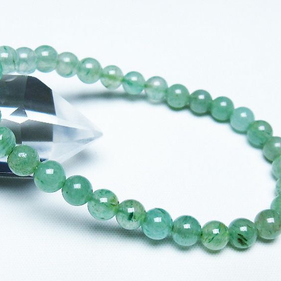 インド翡翠 ブレスレット 6mm [t127-11385]
