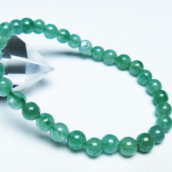 インド翡翠 ブレスレット 6mm [t127-11414]
