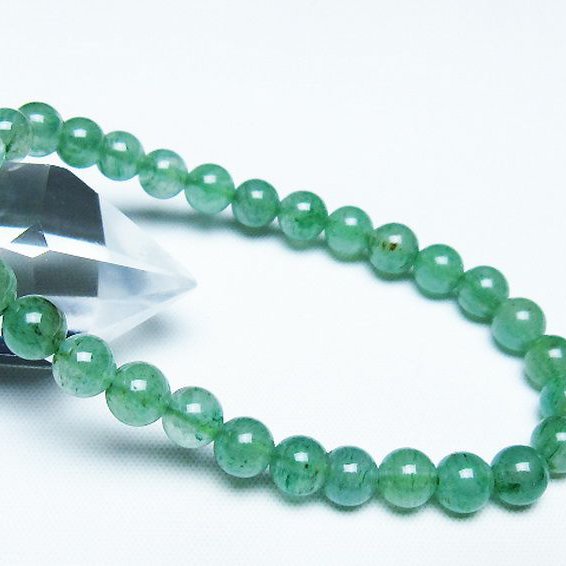 インド翡翠 ブレスレット 6mm [t127-11443]