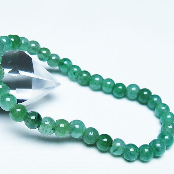 インド翡翠 ブレスレット 6mm [t127-11449]