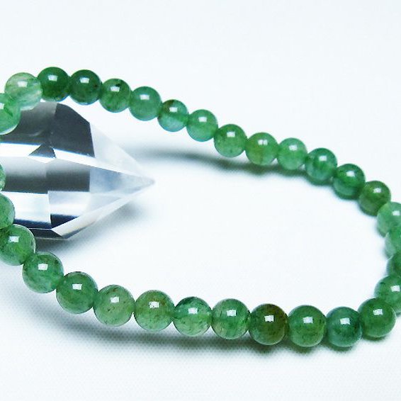 インド翡翠 ブレスレット 6mm [t127-11457]
