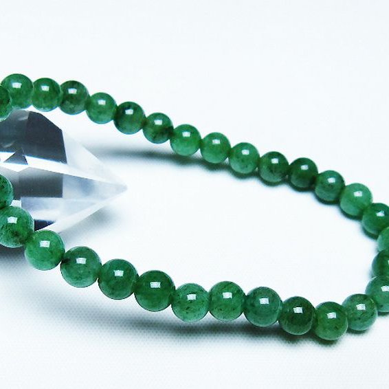 インド翡翠 ブレスレット 6mm [T127-11488]