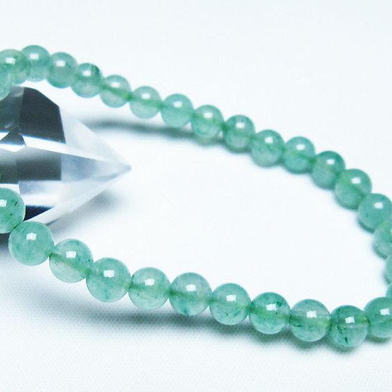 インド翡翠 ブレスレット 6mm [T127-11499]