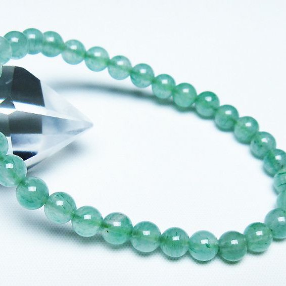 インド翡翠 ブレスレット 6mm [T127-11506]