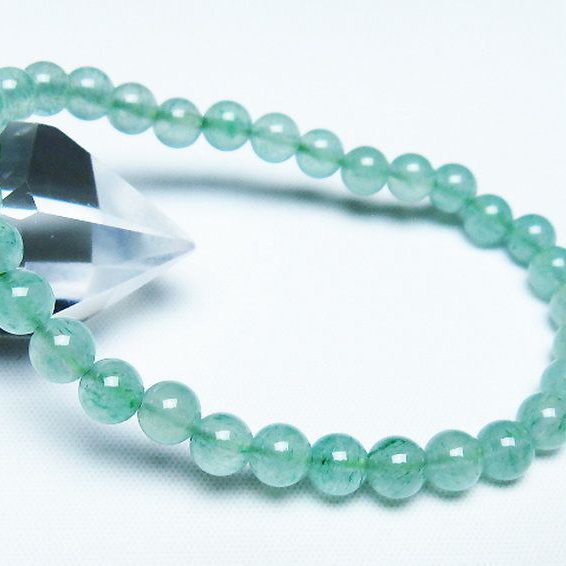 インド翡翠 ブレスレット 6mm [T127-11518]