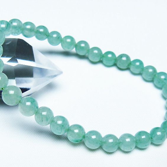 インド翡翠 ブレスレット 6mm [T127-11552]