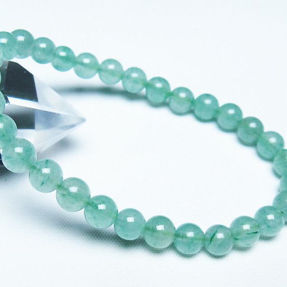 インド翡翠 ブレスレット 6mm [t127-11554]