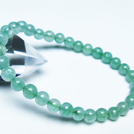 インド翡翠 ブレスレット 6mm [t127-11556]