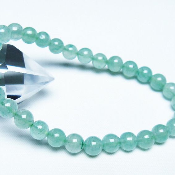 インド翡翠 ブレスレット 6mm [T127-11557]
