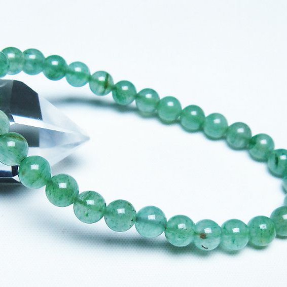 インド翡翠 ブレスレット 6mm [T127-11558]