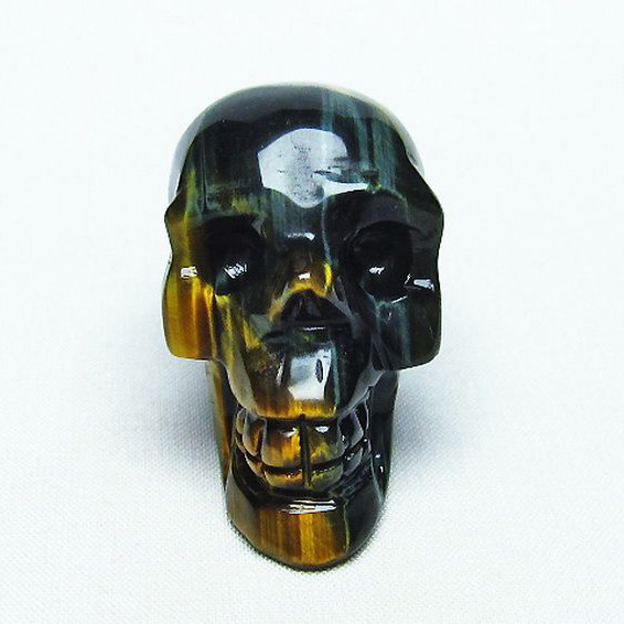 タイガーアイ ドクロ[T130-1648]