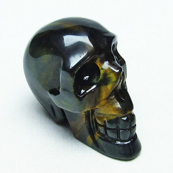 タイガーアイ ドクロ[T130-1649]