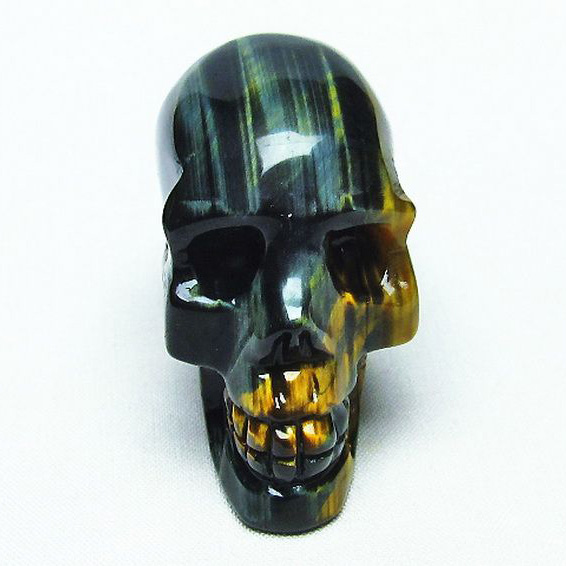 タイガーアイ ドクロ[T130-1667]