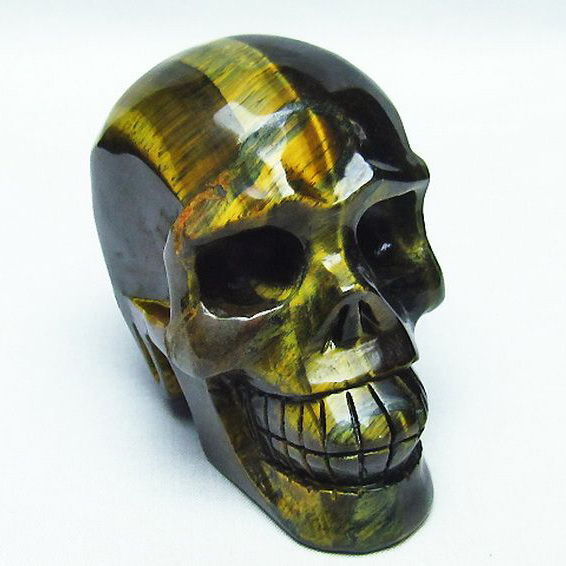 タイガーアイ ドクロ[T130-1680]