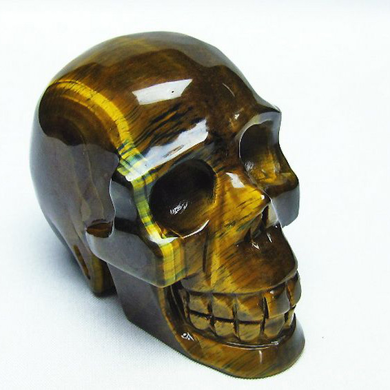 タイガーアイ ドクロ[T130-1695]