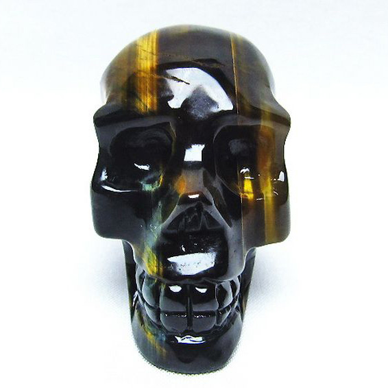 タイガーアイ ドクロ[T130-1721]