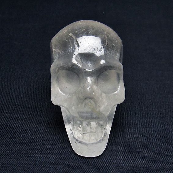 ヒマラヤ水晶 ドクロ[T130-2132]