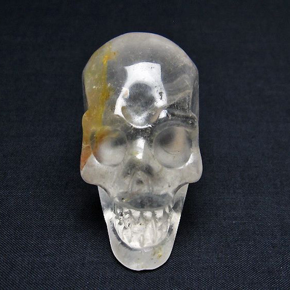 ヒマラヤ水晶 ドクロ[T130-2143]