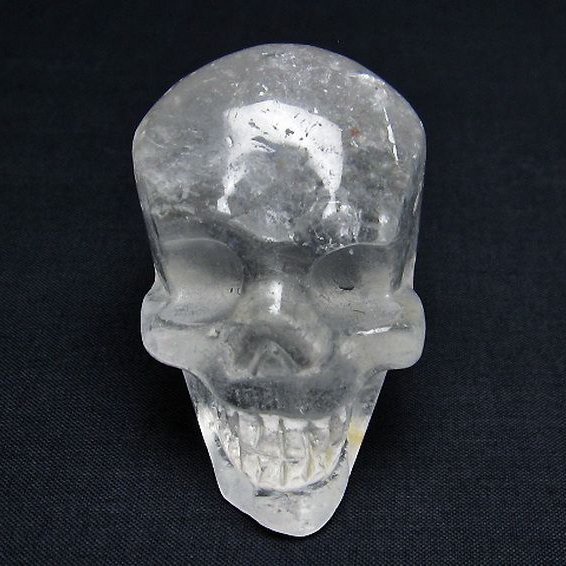 ヒマラヤ水晶 ドクロ[T130-2145]