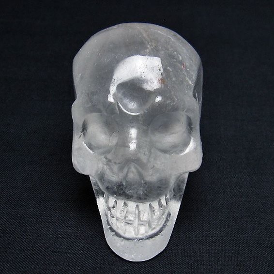 ヒマラヤ水晶 ドクロ[T130-2147]