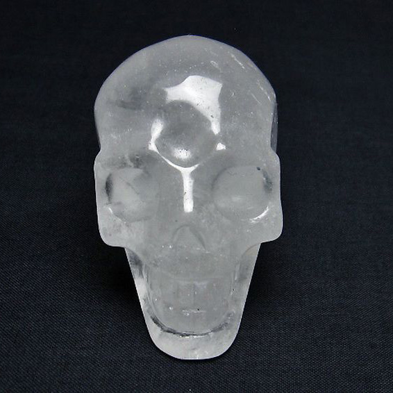 ヒマラヤ水晶 ドクロ[T130-2148]