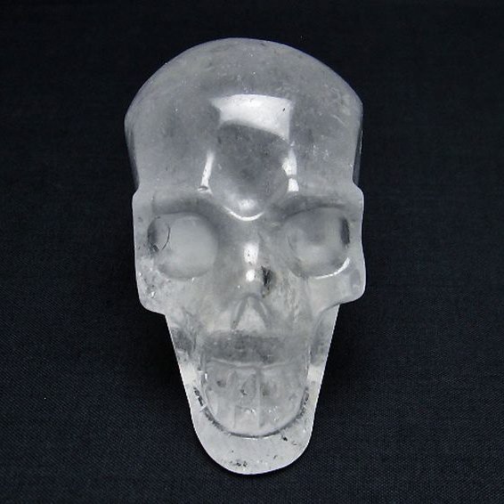 ヒマラヤ水晶 ドクロ[T130-2158]