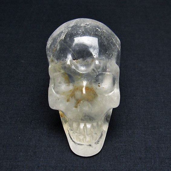 ヒマラヤ水晶 ドクロ[T130-2164]