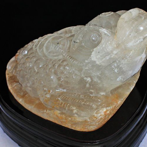 12.4Kg ヒマラヤ水晶金蟾[T130-718]