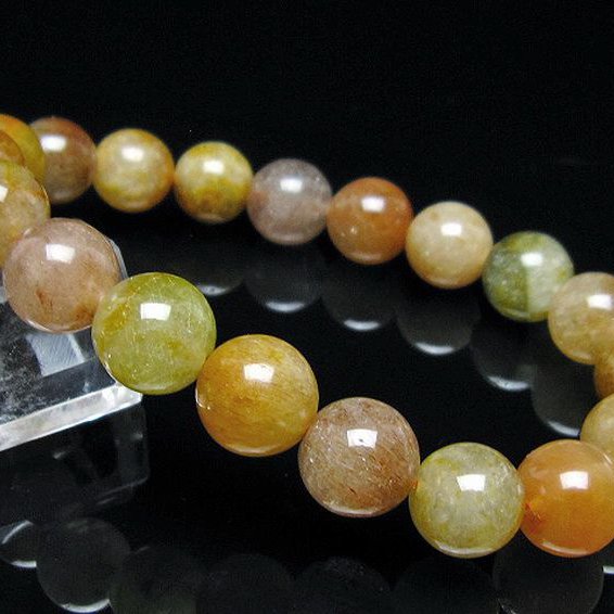 金針ルチル水晶 ブレスレット 11mm [t132-15739]