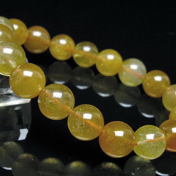 金針ルチル水晶 ブレスレット 11mm [t132-15799]