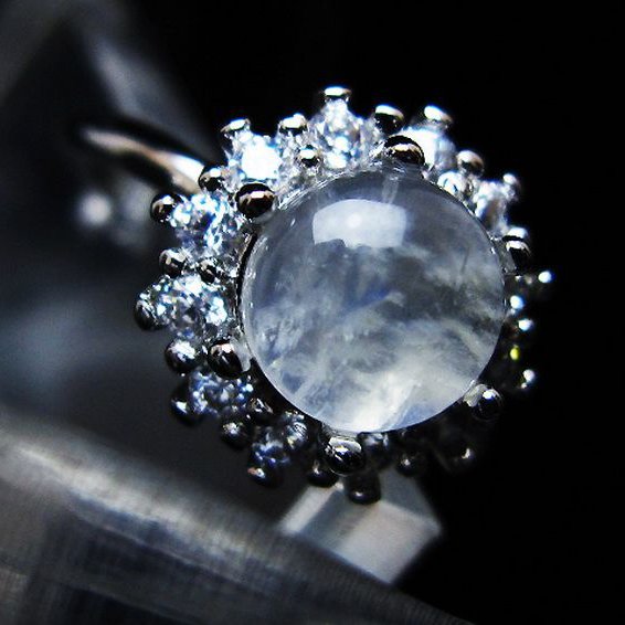 ムーンストーン 指輪 (15号) [t135-7394]