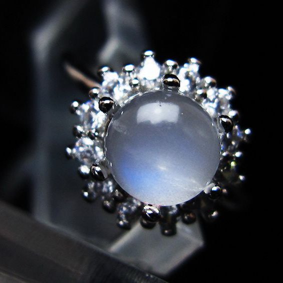 ムーンストーン 指輪 (16号) [t135-7469]