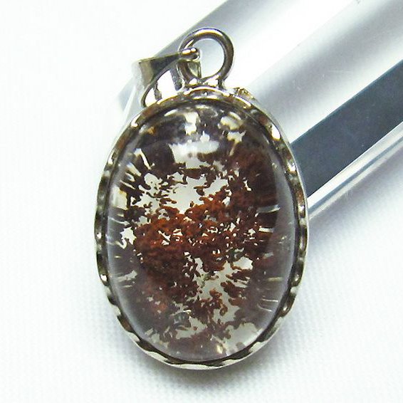 ガーデン水晶 ペンダント [T136-2933]