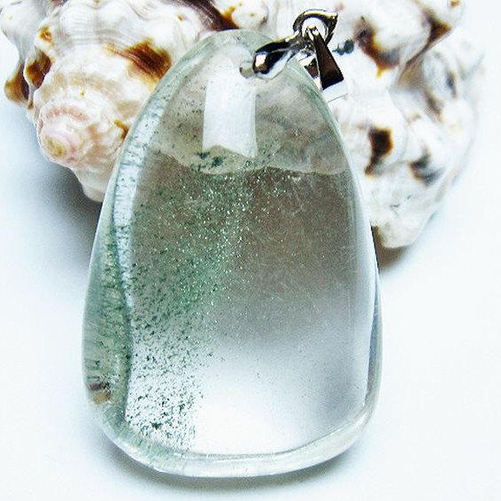 ガーデン水晶 ペンダント [T136-4192]