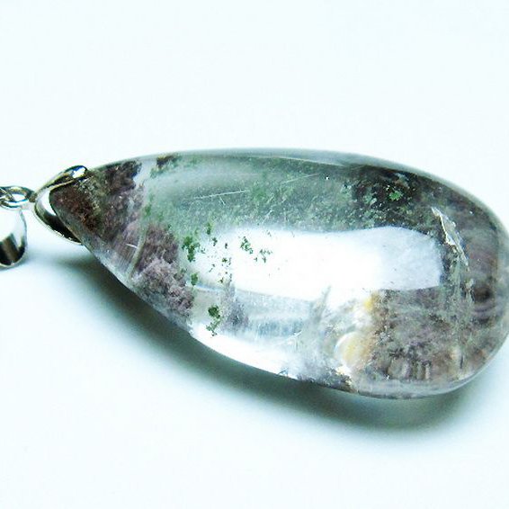 ガーデン水晶 ペンダント [T136-4321]