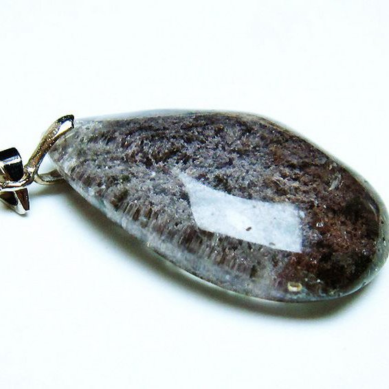 ガーデン水晶 ペンダント [T136-4324]