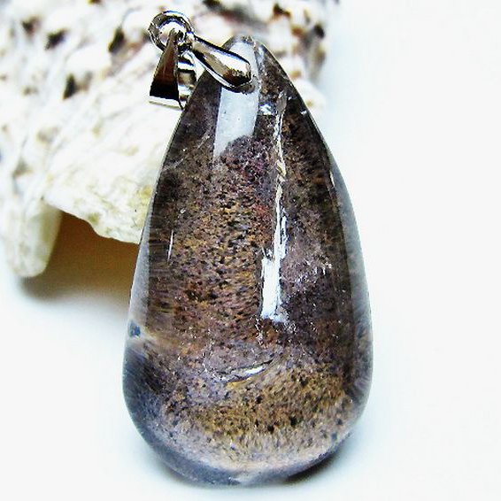 ガーデン水晶 ペンダント [t136-4396]