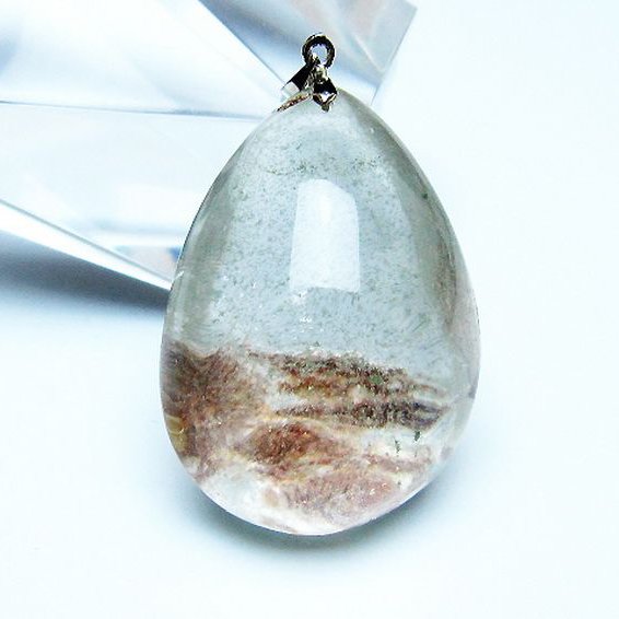 ガーデン水晶 ペンダント [T136-4430]