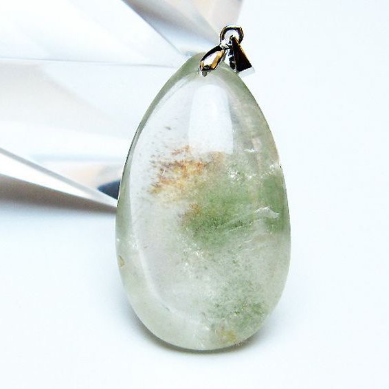 ガーデン水晶 ペンダント [T136-4497]