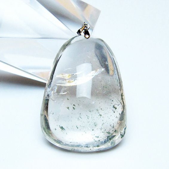 ガーデン水晶 ペンダント [T136-4508]