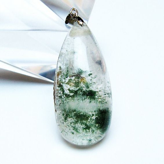 ガーデン水晶 ペンダント [T136-4511]