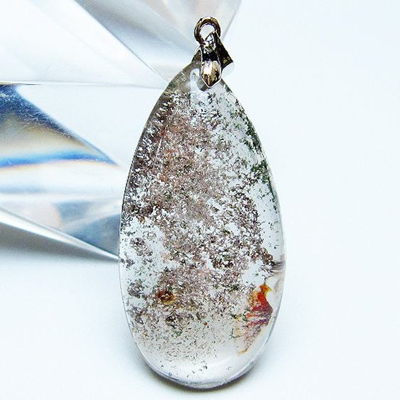 ガーデン水晶 ペンダント [t136-4647]