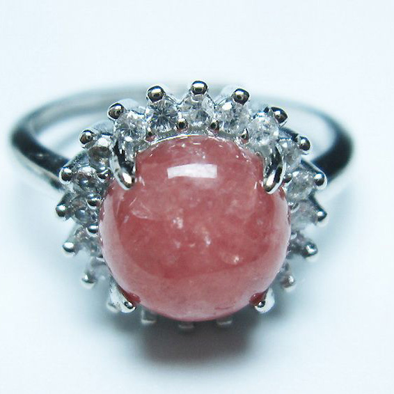 インカローズ ロードクロサイト 指輪 (18号)[T137-2876]