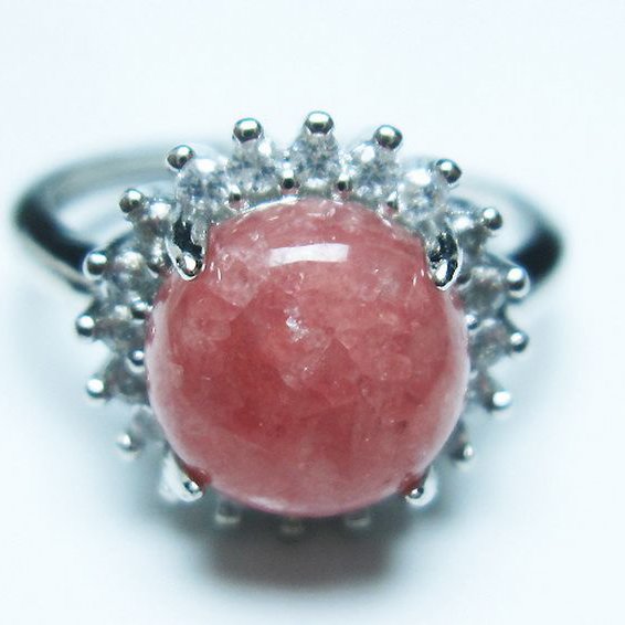 インカローズ ロードクロサイト 指輪 (17号)[T137-2880]