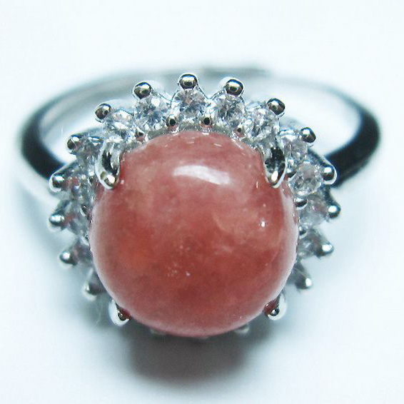 インカローズ ロードクロサイト 指輪 (18号)[T137-2901]