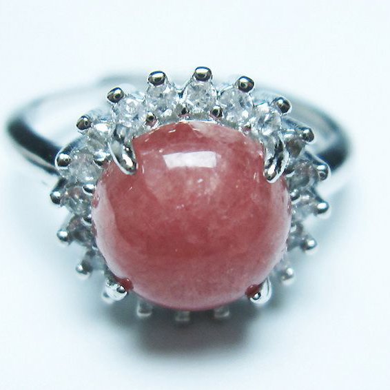 インカローズ ロードクロサイト 指輪 (17号)[T137-2907]