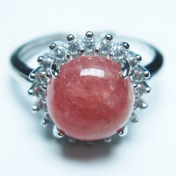 インカローズ ロードクロサイト 指輪 (18号)[T137-2992]